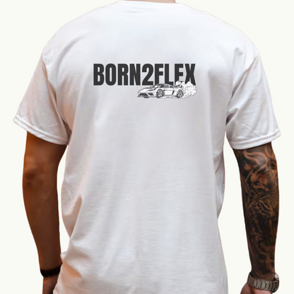 BORN 2 FLEX tee